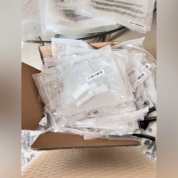 20ct   ASSORTED USED POLY SHIRT BAGS - Picture 1 of 4